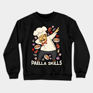 Paella Lover Men Spanish Chef Spanish Food Paella Crewneck Sweatshirt